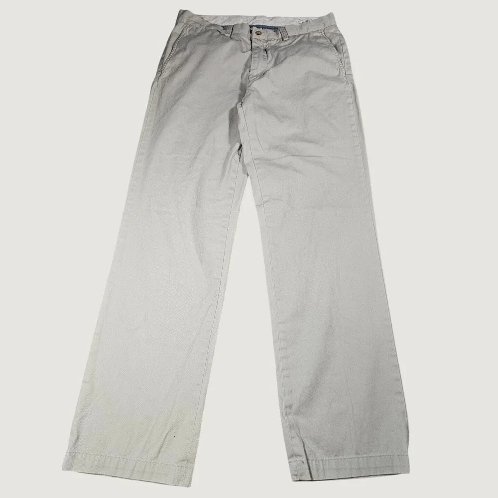 Polo Ralph Lauren Mens Khaki Chino Pants Straight Leg Cotton Twill Trousers Tan